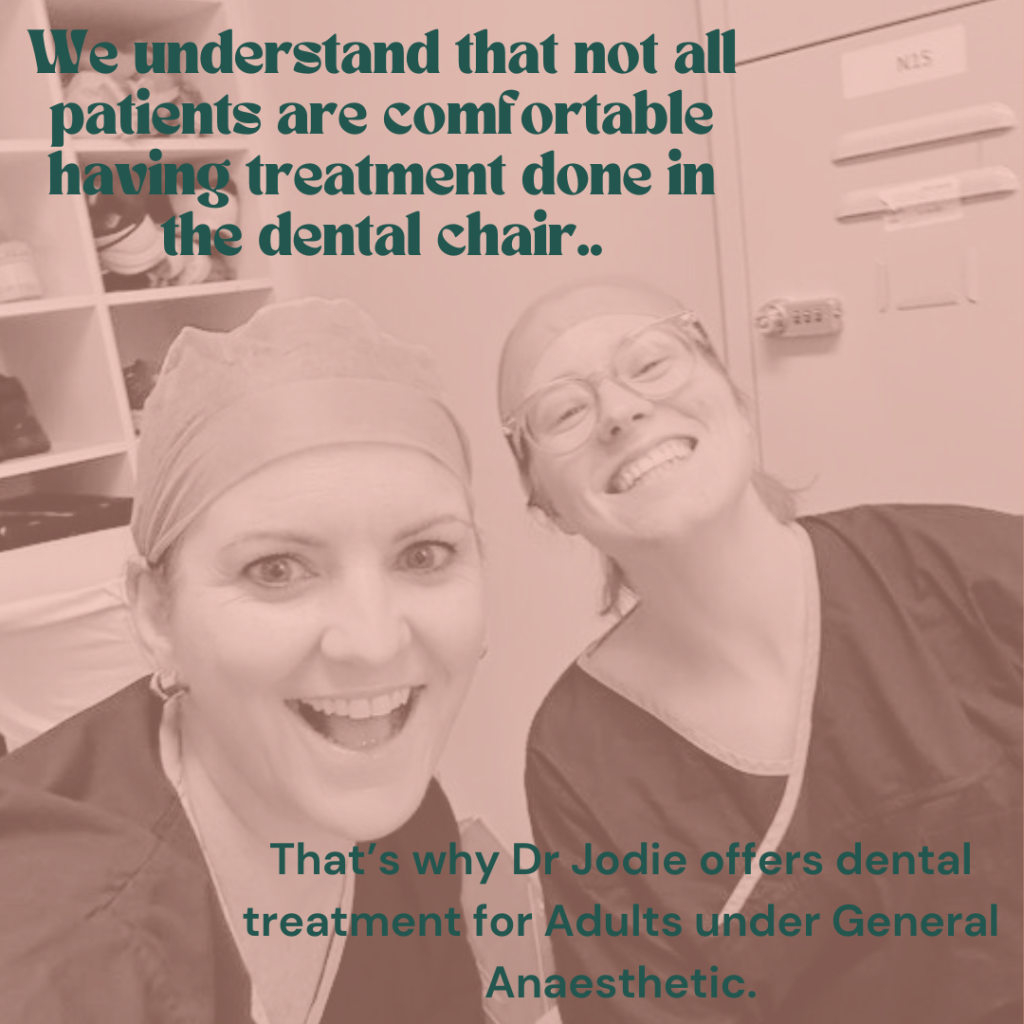 Dental treatment under GA